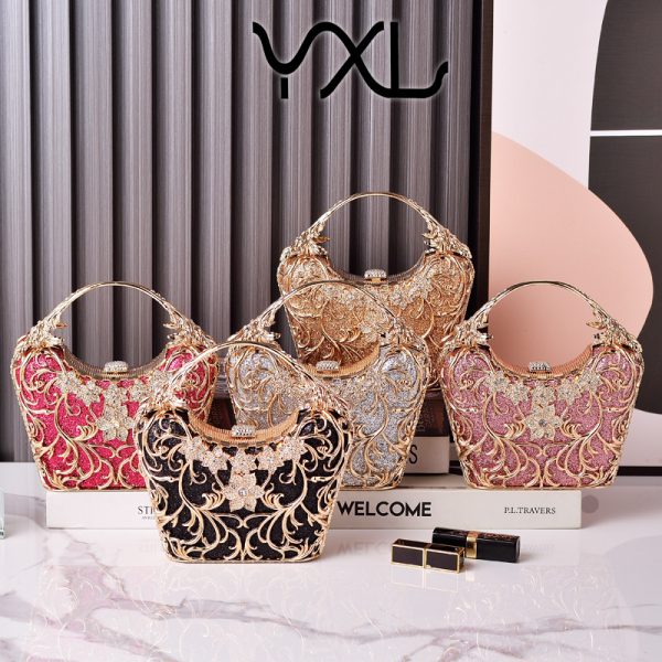 Banquet bag with a high-end feel and hollowed out design, perfect for opponents to pick up bags - Image 3