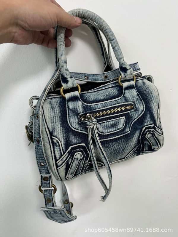 Premium denim motorcycle bag - Image 4