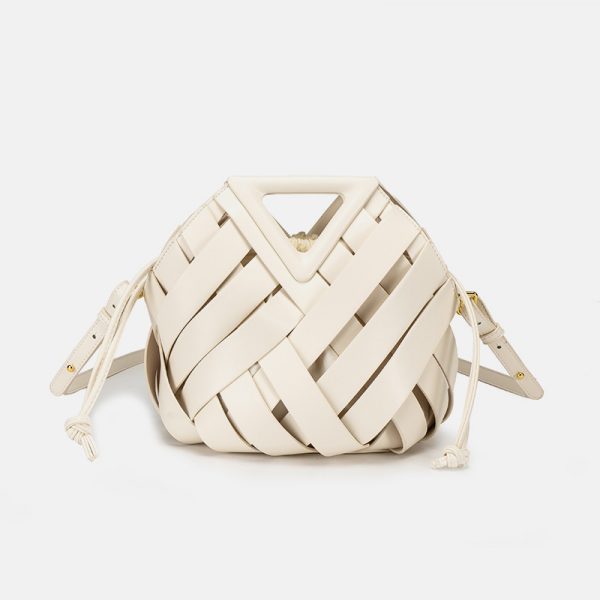 Inverted Triangle Handheld Woven Bag