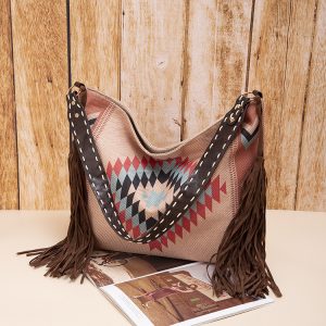 vintage bohemian handmade woven bag