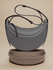 crescent bag, single shoulder crossbody saddle bag