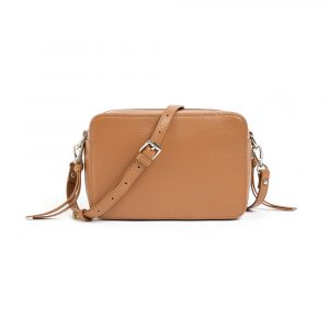 small square bag, double zipper, niche women's bag