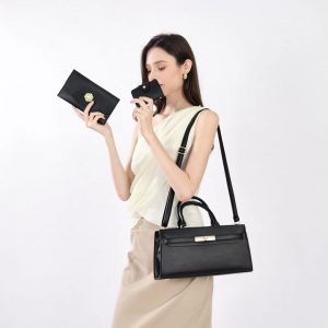 Premium Kelly bag, portable platinum bag