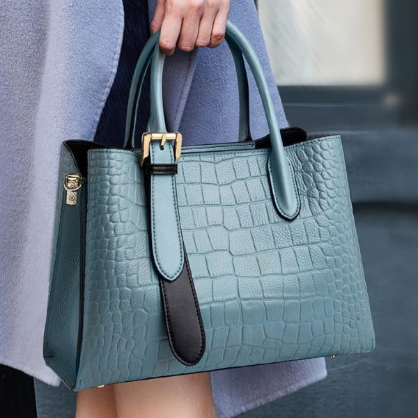 Genuine leather handbag