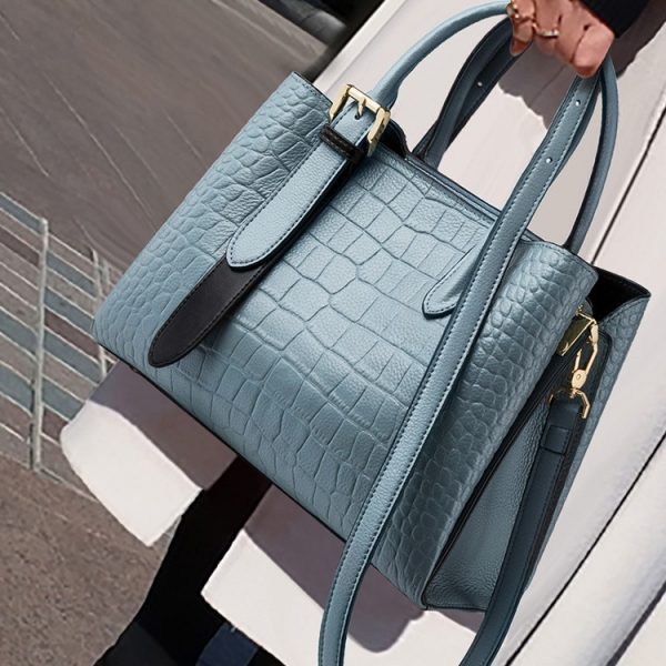 Genuine leather handbag - Image 4