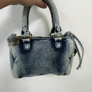 Premium denim motorcycle bag